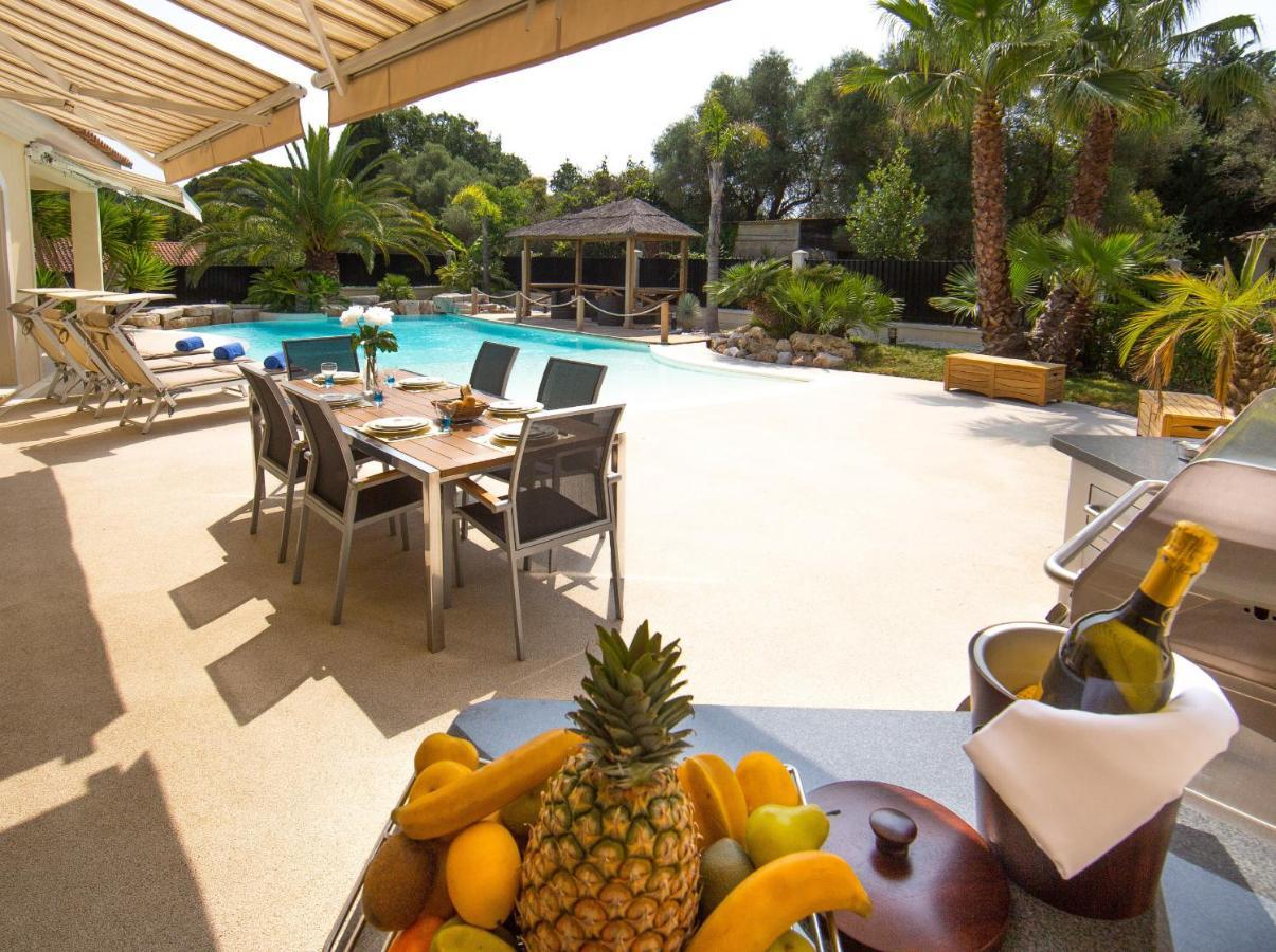 El Paradisio Splendid 5 Stars Villa Atypical In Antibes With Overflowing Swiming Pool Bagian luar foto